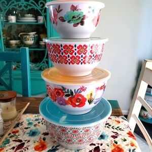 Pioneer Woman Melamine 8pc Bowl Set